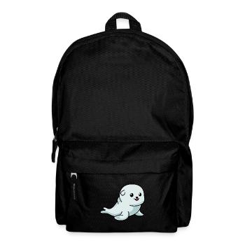 Seal Animal Comic - Backpack - black - Front