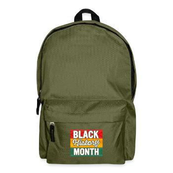 Black History Month Black History - Backpack - olive green - Front