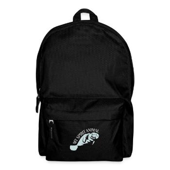 I love manatee, dugong - Backpack - black - Front