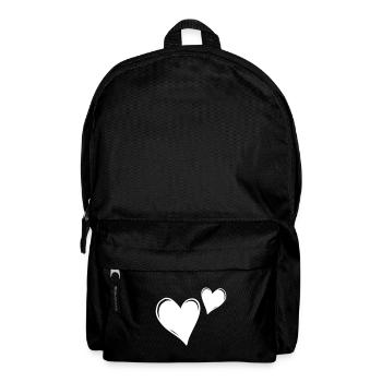 Hearts Symbol Love - Backpack - black - Front