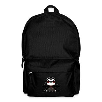 Cute Halloween Sloth Vampire Bat - Backpack - black - Front