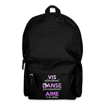 Vis Danse Aime - Sac à dos - noir - Devant