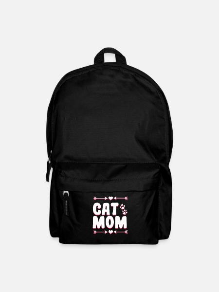 Mère de chats - Sac à dos - noir