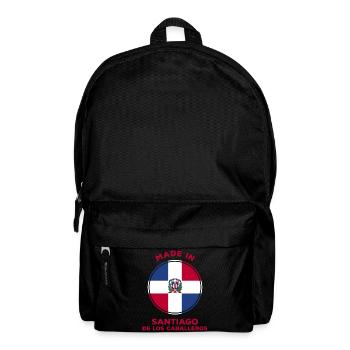 Dominikanische Republik | Dominikaner Geschenkidee - Rucksack - Schwarz - Vorne