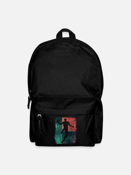 Basketball Basketballer Spieler Fan Vintage Retro - Rucksack - Schwarz