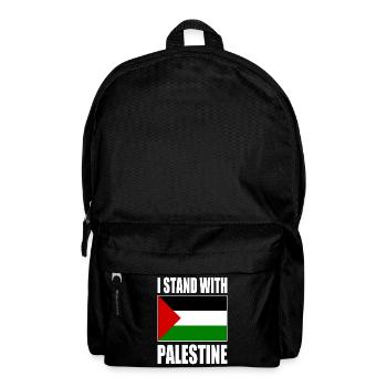 I stand with palestine - Sac à dos - noir - Devant