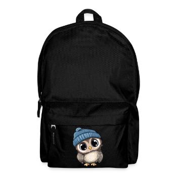 Owl Cute Cute Baby Kids Animal Cartoon - Backpack - black - Front