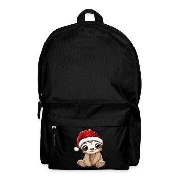 paresseux Noël mignon Noël mignon - Sac à dos - noir - Devant
