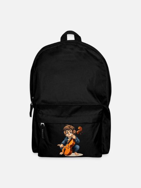 Der schwanzverwickelte Bassist - Rucksack - Schwarz