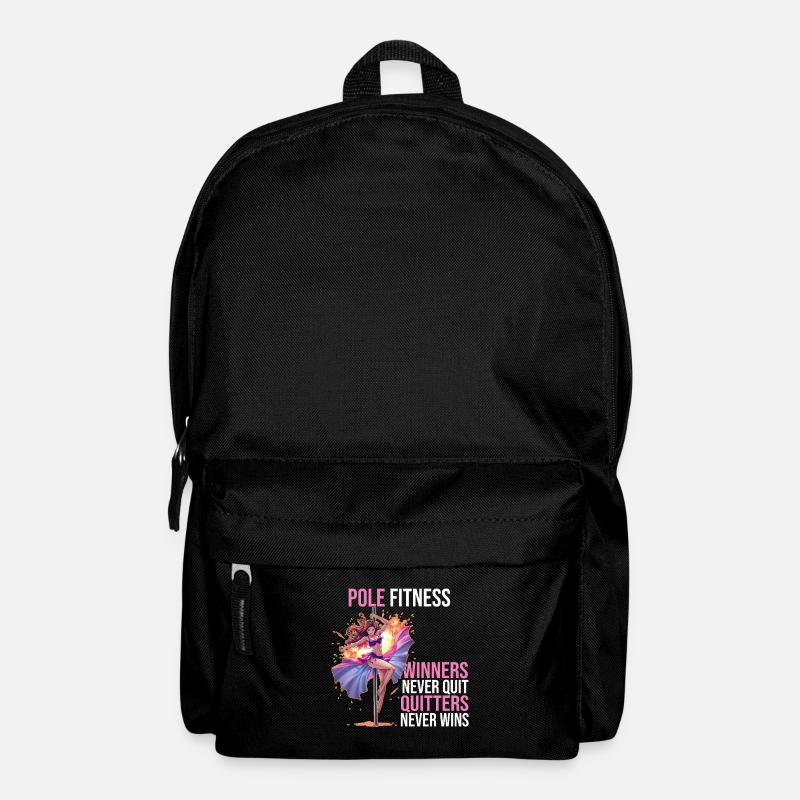 Pole dance - Winners never out Quitters never wins - Backpack - black