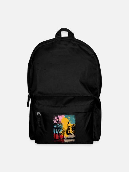 Basket-ball basketteur basketteur Fan Vintage Rétro - Sac à dos - noir