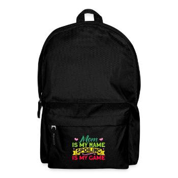 Fête des mères Grand-mère Cadeau familial jumelé - Sac à dos - noir - Devant