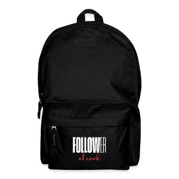 Follower at work - Rucksack - Schwarz - Vorne
