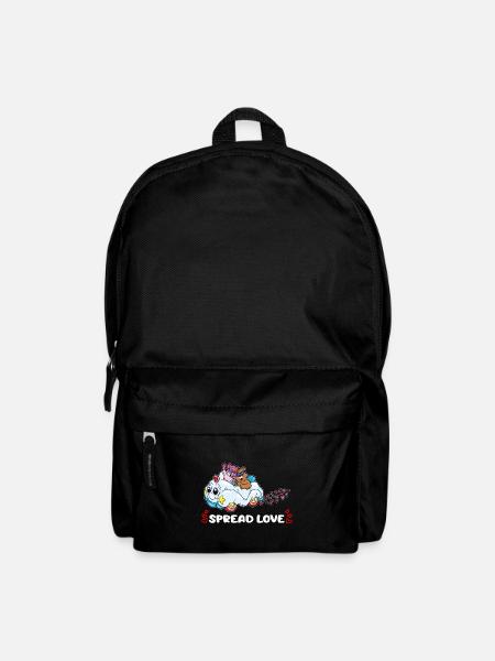 1 Spread Love copy - Rucksack - Schwarz