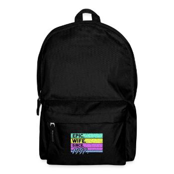 25th Wedding Anniversary Couple Design 25 Years of Marriage - Backpack - black - Front