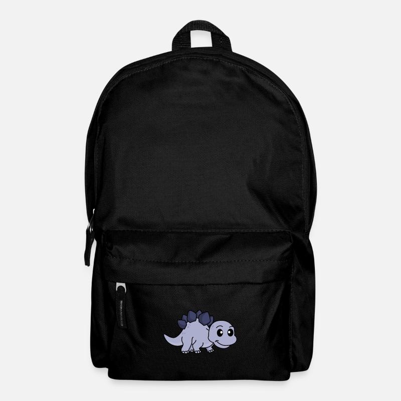 Dinosaure stégosaure Comic - Sac à dos - noir
