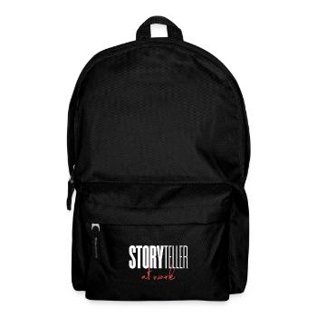 Conteur au travail - Sac à dos - noir - Devant