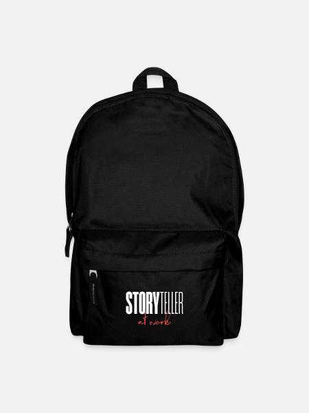 Storyteller at work - Rucksack - Schwarz