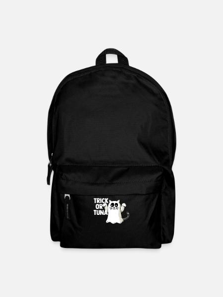 Trick or Tuna Halloween - Backpack - black