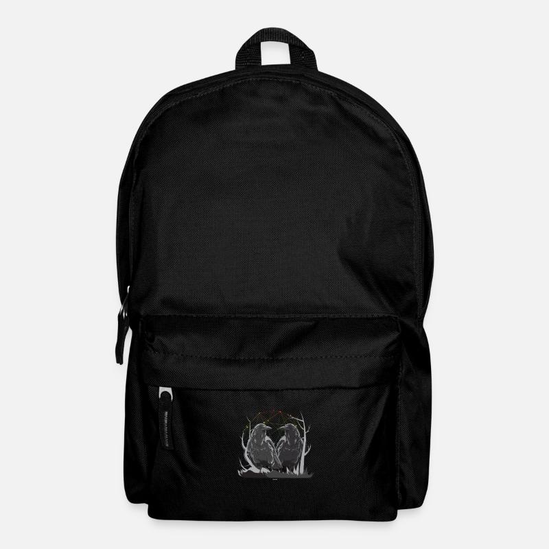 Huginn And Muninn Norse Mythology Ravens Midgard - Backpack - black