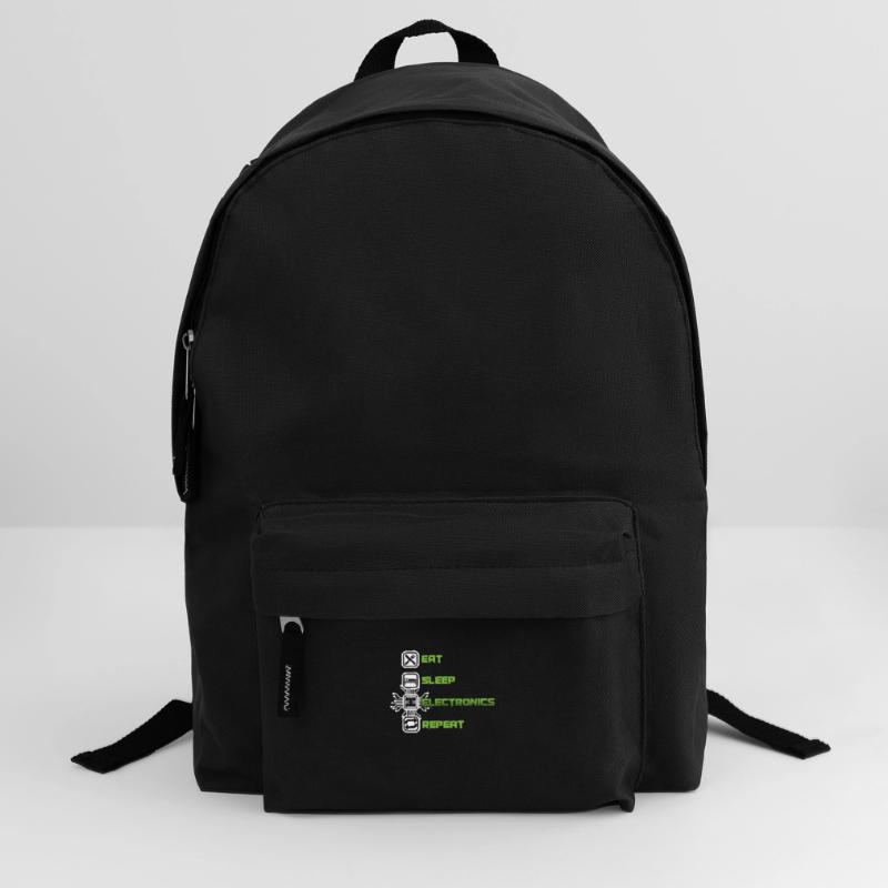 Eat Sleep Electronics Repeat Devices Transistor Backpack