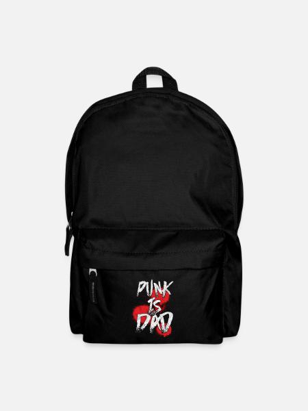 Punk Is Dad Metalcore Heavy Metal Musique Hard Rock - Sac à dos - noir