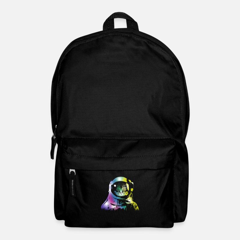 Cat Space Outerspace Galaxy Cats Kätzchenbesitzer - Rucksack - Schwarz