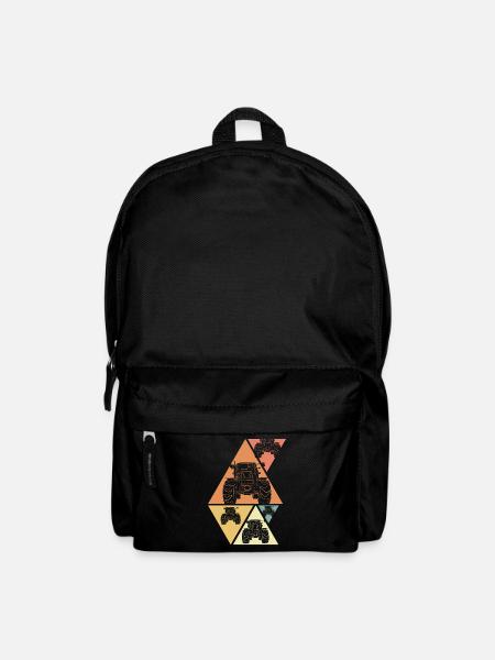 Traktor Bauer - Rucksack - Schwarz