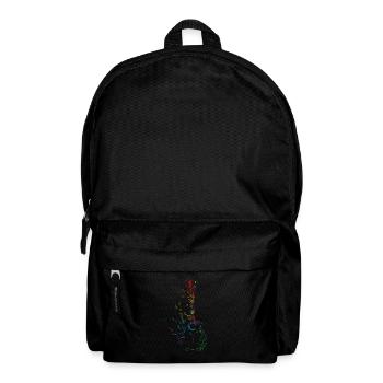 Gitarre Musiker Geschenkidee für Gitarristen - Rucksack - Schwarz - Vorne