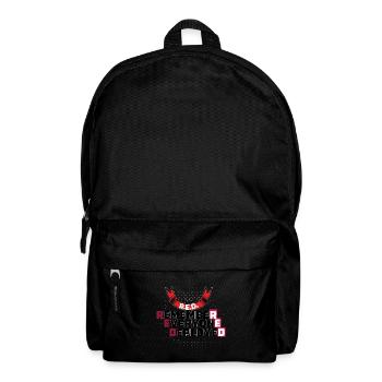 Veteran Marinesoldat Navy RED Denken Sie daran - Rucksack - Schwarz - Vorne