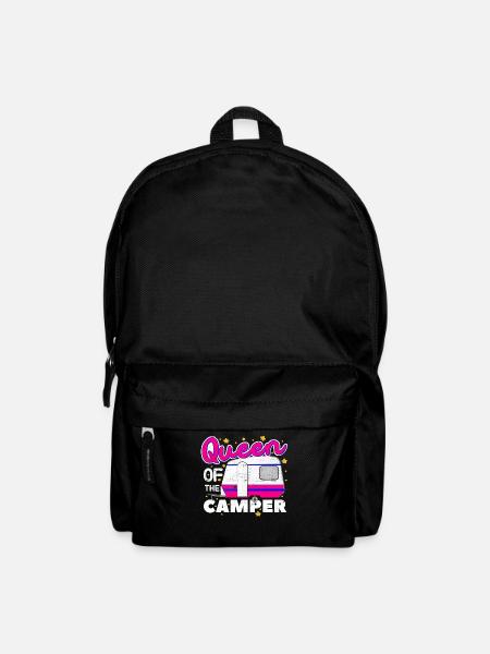Camping Königin - Rucksack - Schwarz