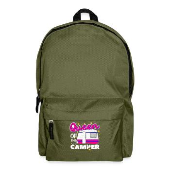 Camping Queen - Backpack - olive green - Front