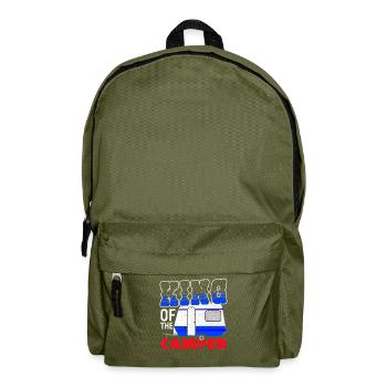 Camping King - Backpack - olive green - Front