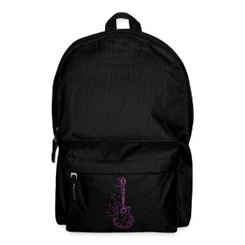 Guitare musicien idée cadeau pour les guitaristes - Sac à dos - noir - Devant