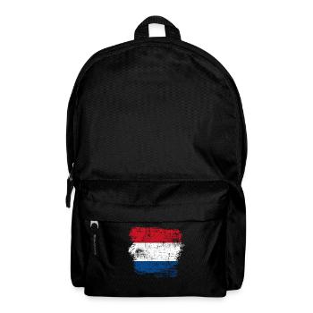 Pays-Bas Pays pavillon - Sac à dos - noir - Devant