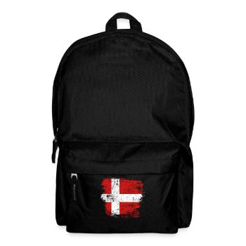 Drapeau du Danemark - Sac à dos - noir - Devant
