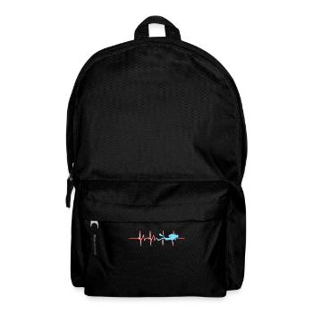 Diving Heartbeat Underwater Diving Surfing - Backpack - black - Front