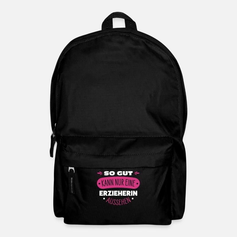 Erzieherin - Rucksack - Schwarz