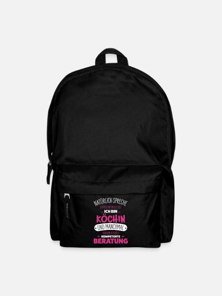 Köchin - Rucksack - Schwarz