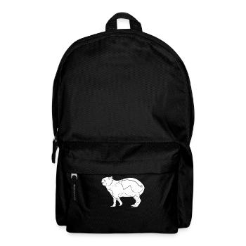 Capybara - Rucksack - Schwarz - Vorne