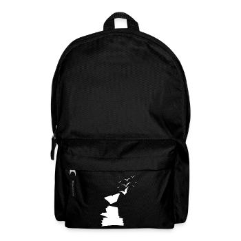 Bücher zu Vögel - Rucksack - Schwarz - Vorne