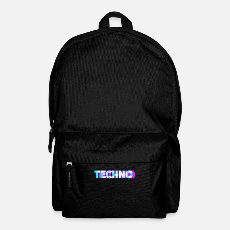 Techno - Rucksack - Schwarz