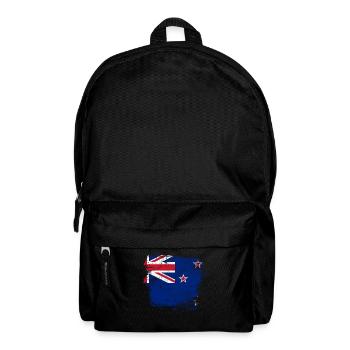 Nouvelle-Zélande drapeau - Sac à dos - noir - Devant