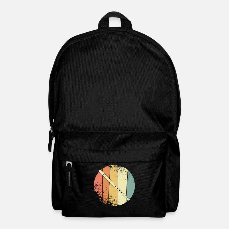 Blockflöte Flöte - Rucksack - Schwarz