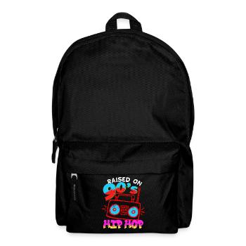 Raised on 90's Hip Hop - Backpack - black - Front