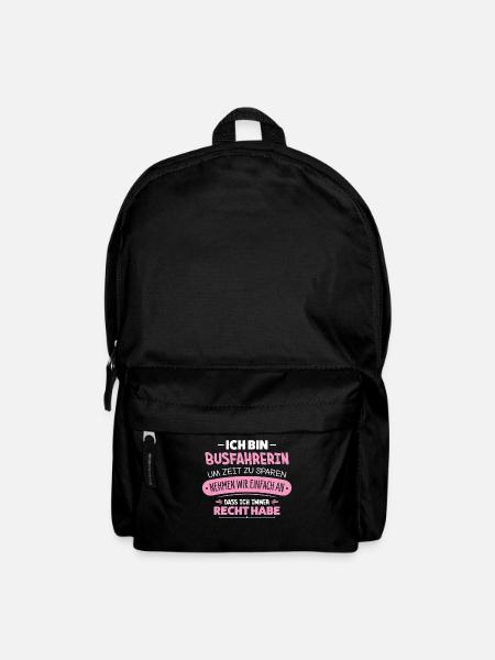 Busfahrerin - Rucksack - Schwarz