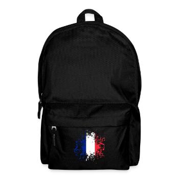 France Drapeau Musique - Sac à dos - noir - Devant