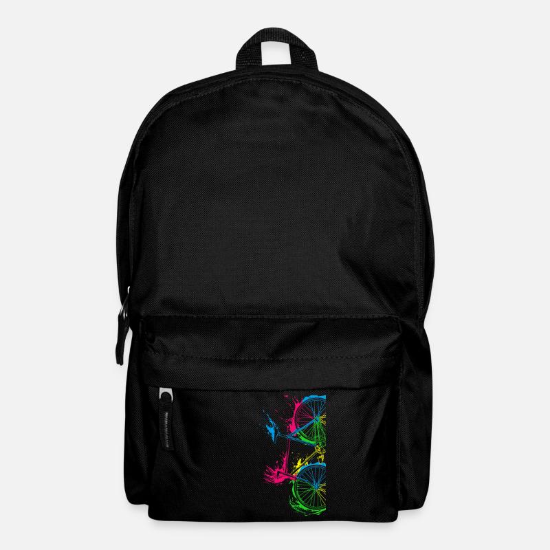 Fahrrad Radfahrer Geschenk - Rucksack - Schwarz