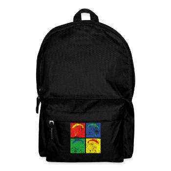 Gleitschirmfliegen - Rucksack - Schwarz - Vorne