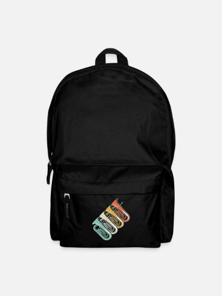 Retro Tuba Spieler Geschenk Vintage Geschenkidee - Rucksack - Schwarz